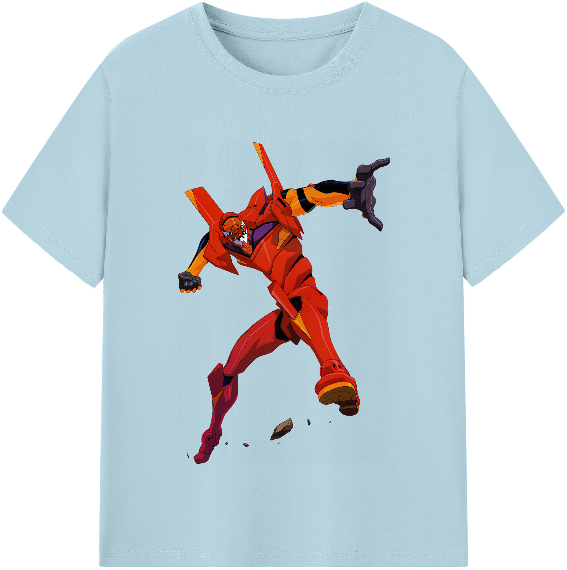（画像用） EVA 新世紀エヴァンゲリオン 綿100％半袖Tシャツ（フロントプリント）